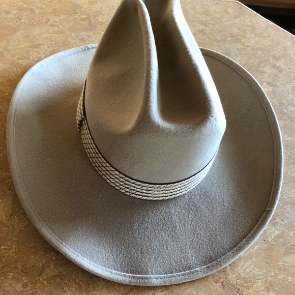 Men's 100% WOOL Rancher's Hat "DIAMONI" - Picture 3 of 10
